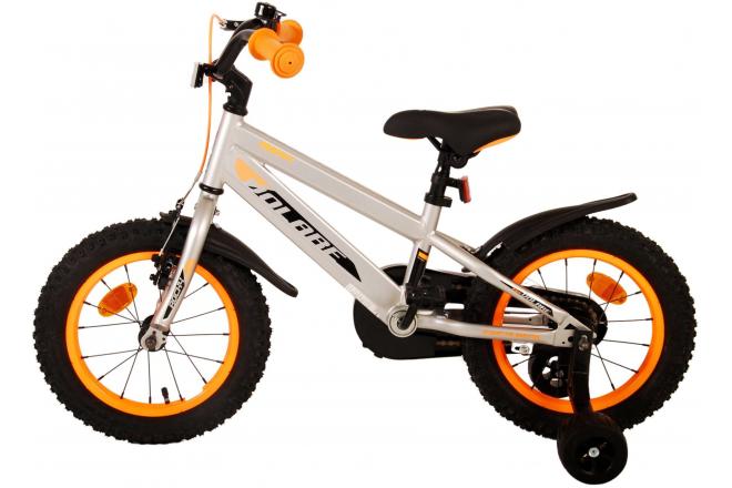 Volare Rocky Kinderfahrrad - Jungen - 14 Zoll - Grau