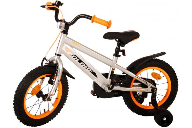 Volare Rocky Kinderfahrrad - Jungen - 14 Zoll - Grau