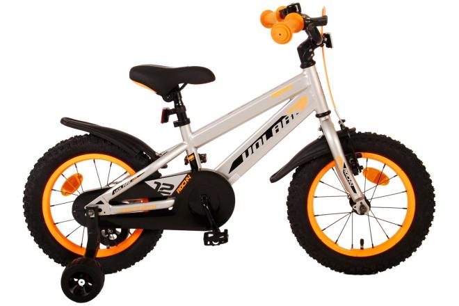 Volare Rocky Kinderfahrrad - Jungen - 14 Zoll - Grau