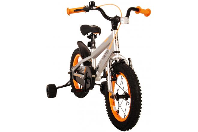 Volare Rocky Kinderfahrrad - Jungen - 14 Zoll - Grau