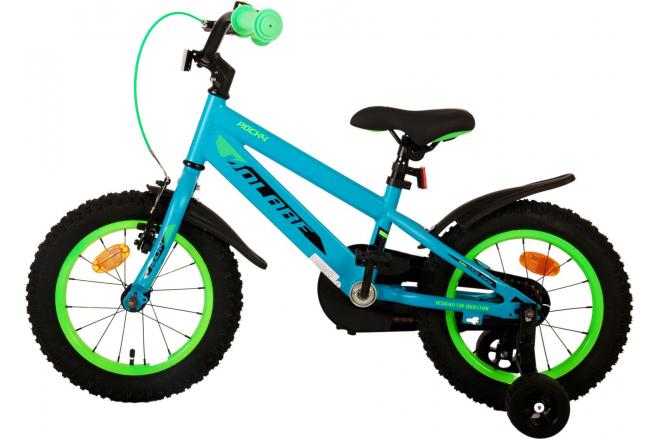 Volare Rocky Kinderfahrrad - Jungen - 14 Zoll - Grün