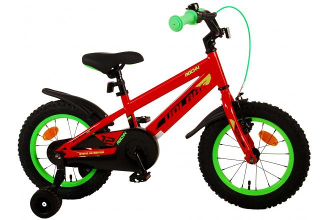 Volare Rocky Kinderfahrrad - Jungen - 14 Zoll - Rot