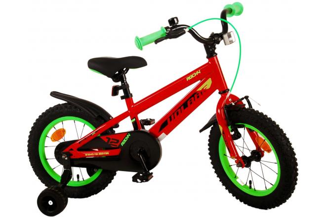 Volare Rocky Kinderfahrrad - Jungen - 14 Zoll - Rot