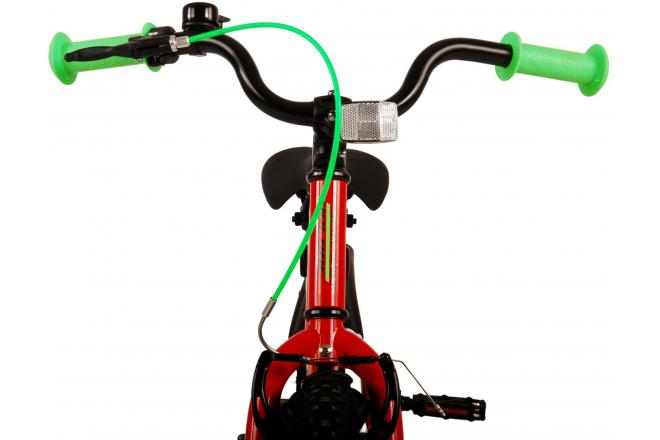 Volare Rocky Kinderfahrrad - Jungen - 14 Zoll - Rot