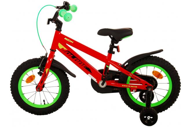 Volare Rocky Kinderfahrrad - Jungen - 14 Zoll - Rot