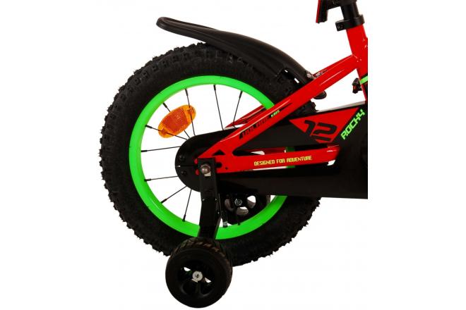 Volare Rocky Kinderfahrrad - Jungen - 14 Zoll - Rot