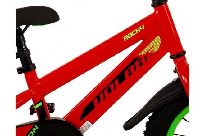 Volare Rocky Kinderfahrrad - Jungen - 14 Zoll - Rot