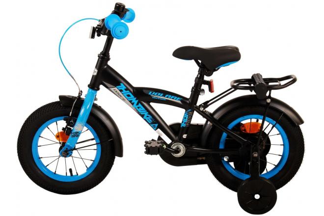 Volare Thombike Kinderfahrrad - Jungen - 12 Zoll - Schwarz Blau