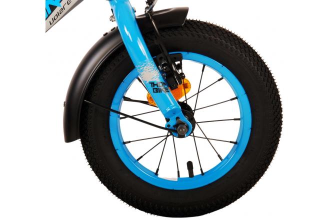 Volare Thombike Kinderfahrrad - Jungen - 12 Zoll - Schwarz Blau