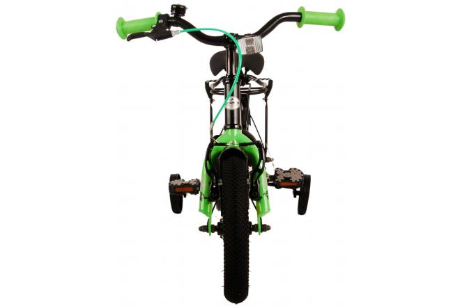 Volare Thombike Kinderfahrrad - Jungen - 12 Zoll - Schwarz Grün