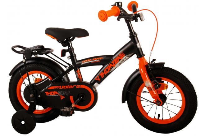 Volare Thombike Kinderfahrrad - Jungen - 12 Zoll - Schwarz Orange