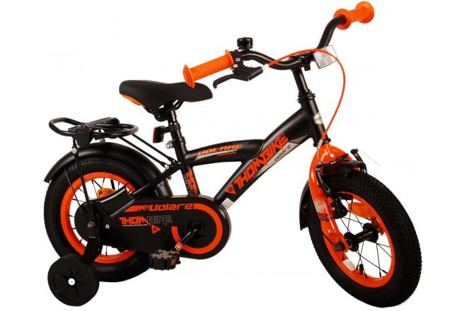 Volare Thombike Kinderfahrrad - Jungen - 12 Zoll - Schwarz Orange