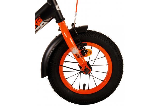 Volare Thombike Kinderfahrrad - Jungen - 12 Zoll - Schwarz Orange