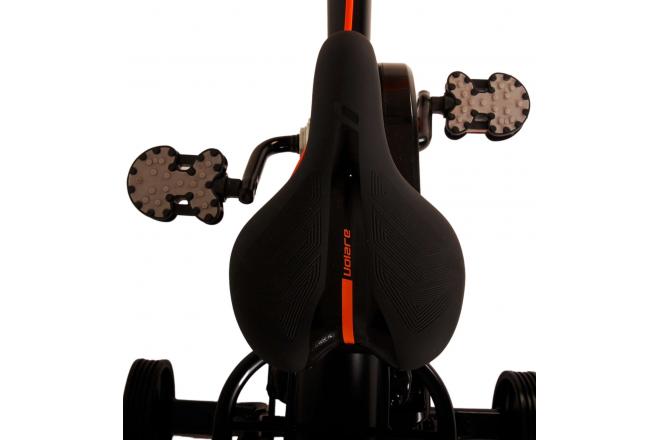 Volare Thombike Kinderfahrrad - Jungen - 12 Zoll - Schwarz Orange - Zweihandbremsen