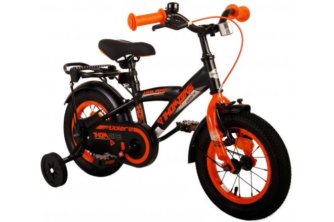 Volare Thombike Kinderfahrrad - Jungen - 12 Zoll - Schwarz Orange