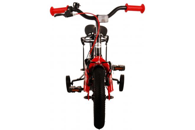 Volare Thombike Kinderfahrrad - Jungen - 12 Zoll - Schwarz Rot