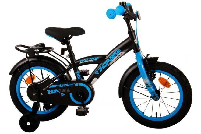 Volare Thombike Kinderfahrrad - Jungen - 14 Zoll - Schwarz Blau