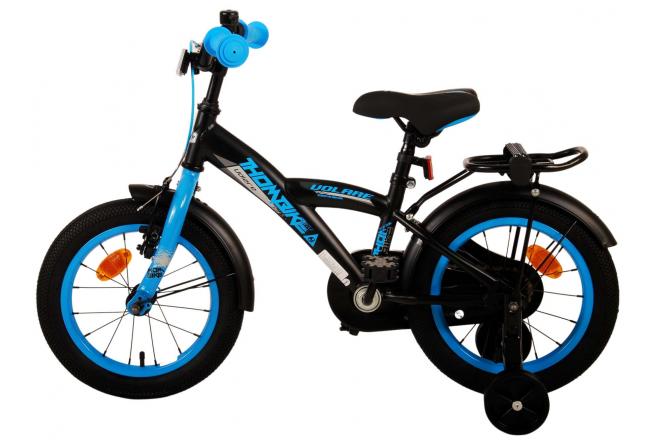 Volare Thombike Kinderfahrrad - Jungen - 14 Zoll - Schwarz Blau