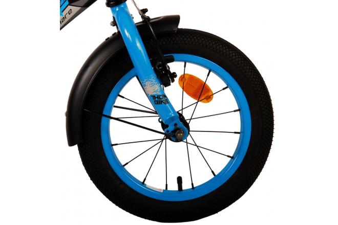 Volare Thombike Kinderfahrrad - Jungen - 14 Zoll - Schwarz Blau