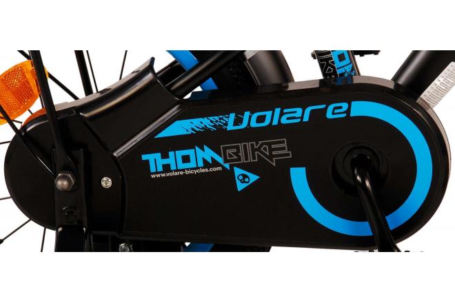 Volare Thombike Kinderfahrrad - Jungen - 14 Zoll - Schwarz Blau