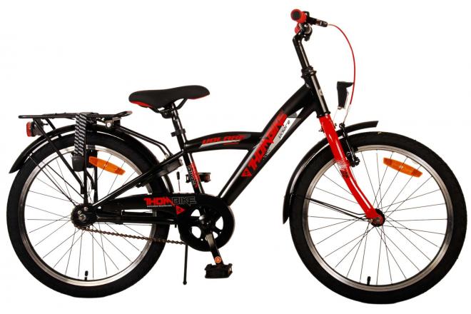 Volare Thombike Kinderfahrrad - Jungen - 20 Zoll - Schwarz Rot