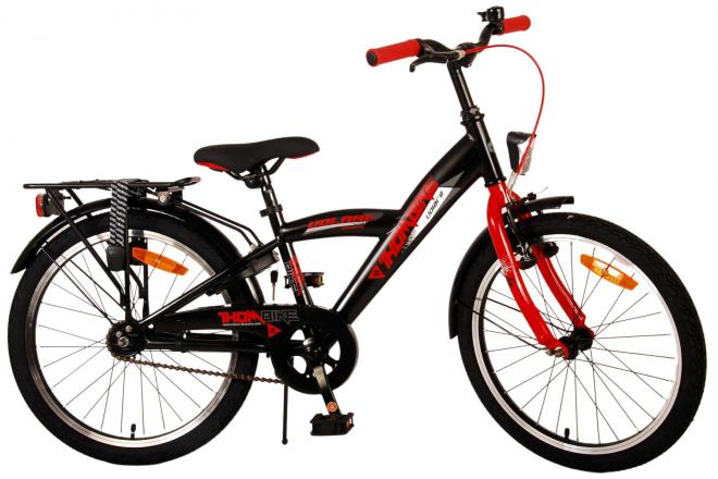 Volare Thombike Kinderfahrrad - Jungen - 20 Zoll - Schwarz Rot