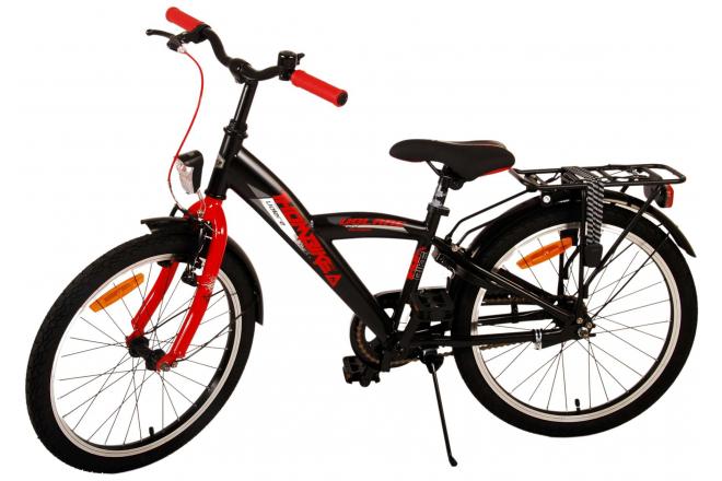 Volare Thombike Kinderfahrrad - Jungen - 20 Zoll - Schwarz Rot