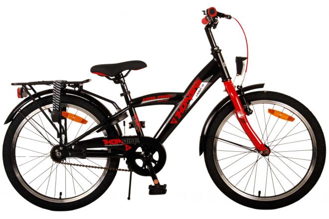 Volare Thombike Kinderfahrrad - Jungen - 20 Zoll - Schwarz Rot