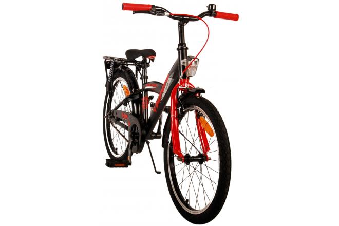 Volare Thombike Kinderfahrrad - Jungen - 20 Zoll - Schwarz Rot