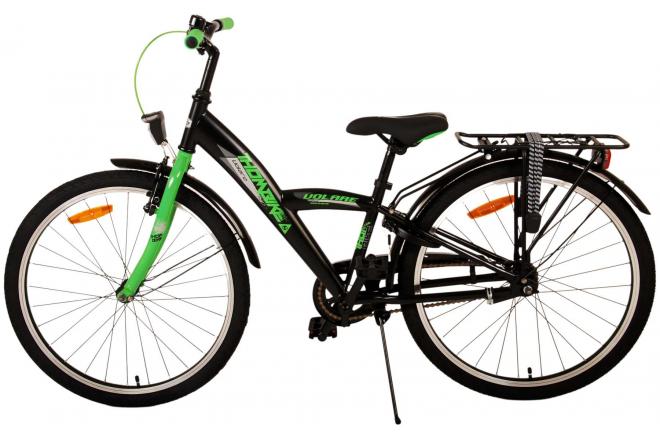 Volare Thombike Kinderfahrrad - Jungen - 24 Zoll - Schwarz Grün