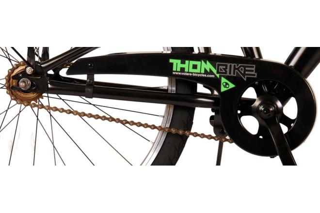 Volare Thombike Kinderfahrrad - Jungen - 24 Zoll - Schwarz Grün - Zweihandbremsen