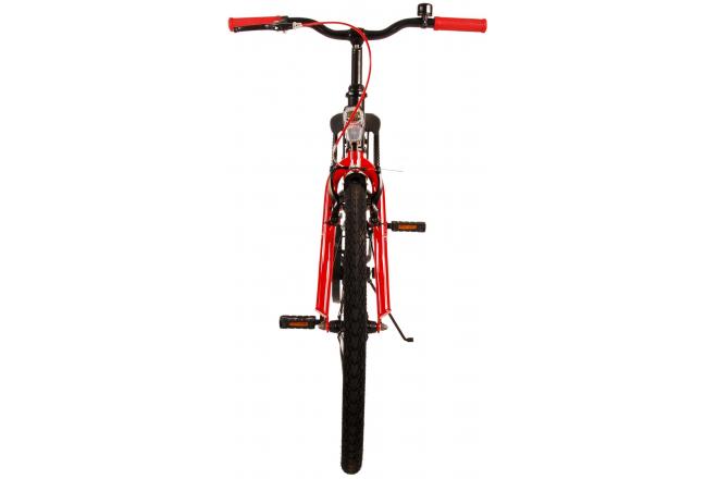 Volare Thombike Kinderfahrrad - Jungen - 24 Zoll - Schwarz Rot