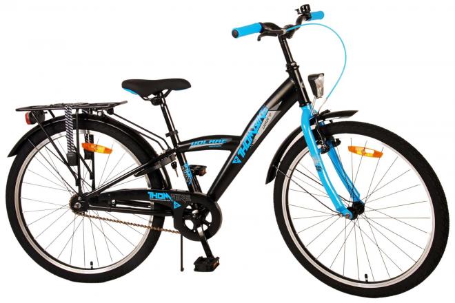 Volare Thombike Kinderfahrrad - Jungen - 24 Zoll - Schwarz Blau