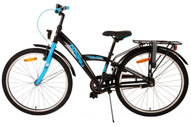 Volare Thombike Kinderfahrrad - Jungen - 24 Zoll - Schwarz Blau