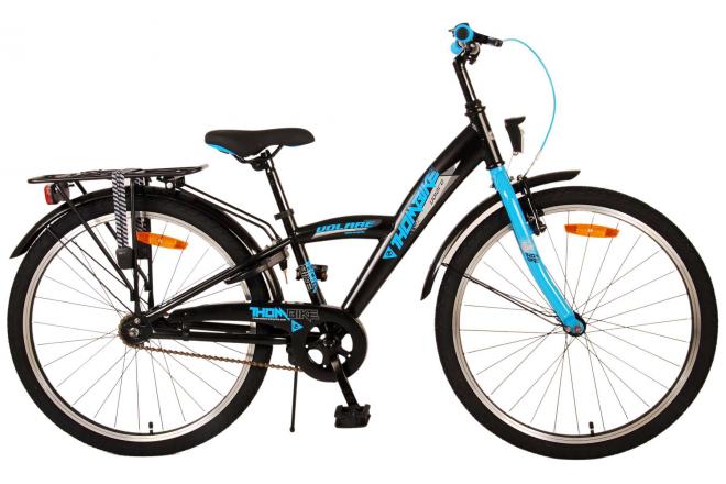 Volare Thombike Kinderfahrrad - Jungen - 24 Zoll - Schwarz Blau