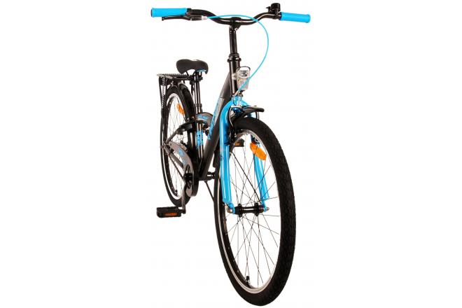 Volare Thombike Kinderfahrrad - Jungen - 24 Zoll - Schwarz Blau