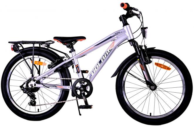 Volare Cross Kinderfahrrad - Jungen - 20 Zoll - Silber , 6 Gänge