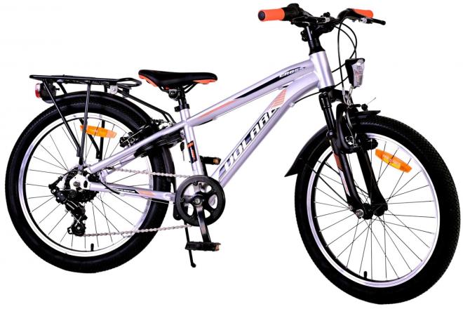 Volare Cross Kinderfahrrad - Jungen - 20 Zoll - Silber , 6 Gänge