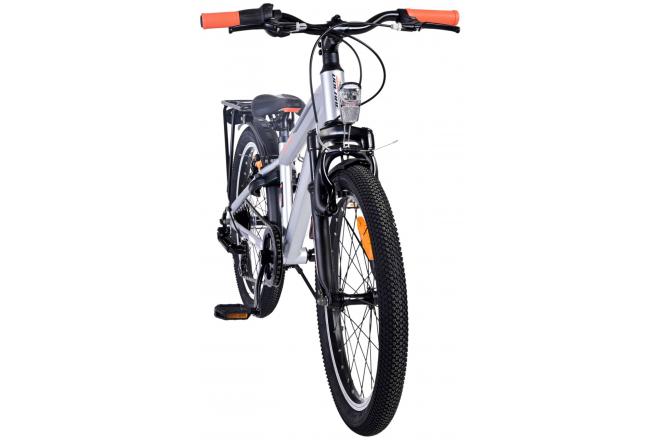 Volare Cross Kinderfahrrad - Jungen - 20 Zoll - Silber , 6 Gänge