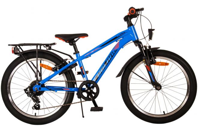 Volare Cross Kinderfahrrad - Jungen - 20 Zoll - Blau - 6 Gänge