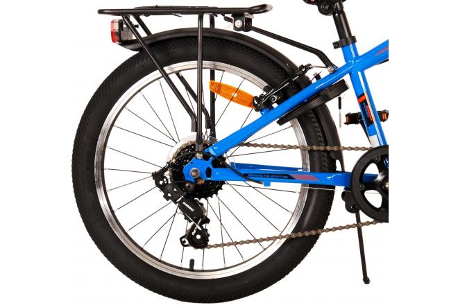 Volare Cross Kinderfahrrad - Jungen - 20 Zoll - Blau - 6 Gänge