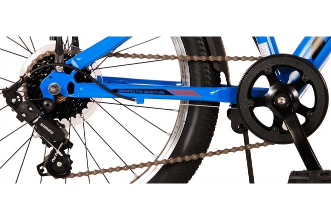 Volare Cross Kinderfahrrad - Jungen - 20 Zoll - Blau - 6 Gänge