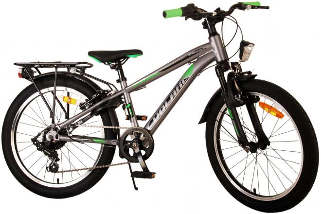 Volare Cross Kinderfahrrad - Jungen - 20 Zoll - dunkelgrau, 6 Gänge