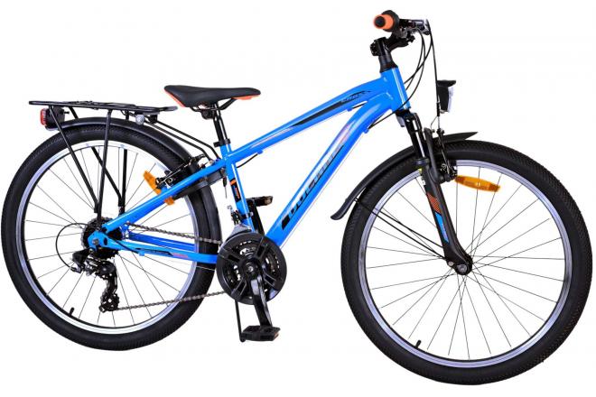 Volare Cross Kinderfahrrad - Jungen - 24 Zoll - Blau - 18 Gänge