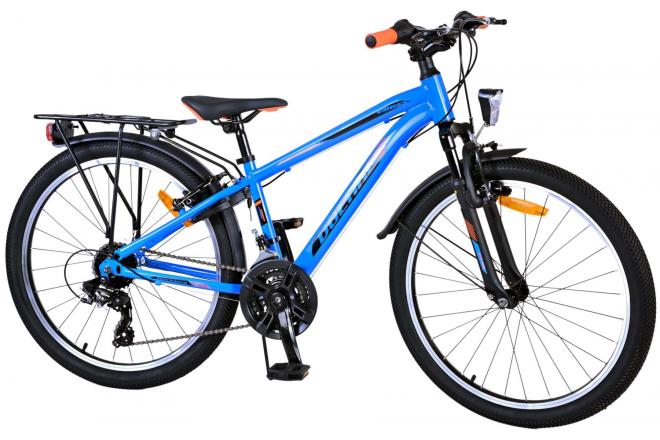 Volare Cross Kinderfahrrad - Jungen - 24 Zoll - Blau - 18 Gänge