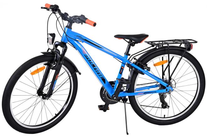 Volare Cross Kinderfahrrad - Jungen - 24 Zoll - Blau - 18 Gänge