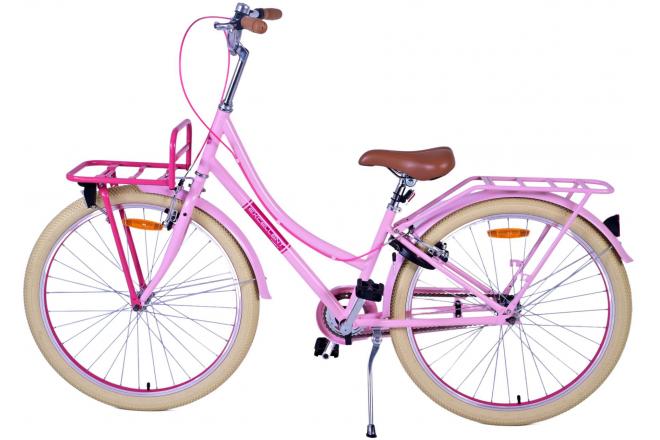 Volare Excellent Kinderfahrrad - Mädchen - 26 Zoll - Rosa - Zweihandbremsen