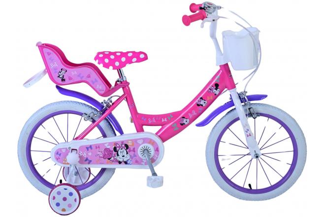 Minnie Cutest Ever! Kinderfahrrad - Mädchen - 16 Zoll - Rosa - Zwei Handbremsen