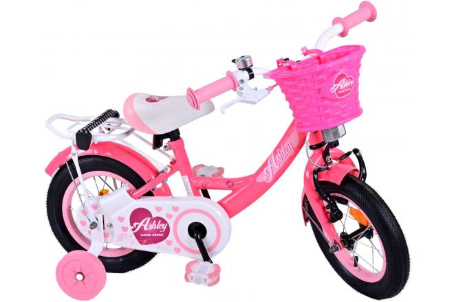 Volare Ashley Kinderfahrrad - Mädchen - 12 Zoll - Rot/Rosa