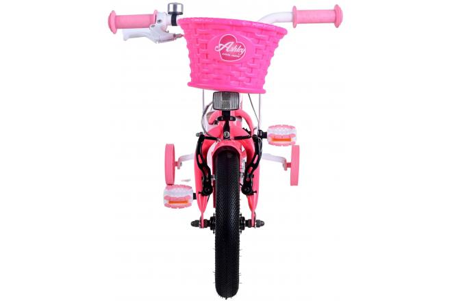 Volare Ashley Kinderfahrrad - Mädchen - 12 Zoll - Rot/Rosa